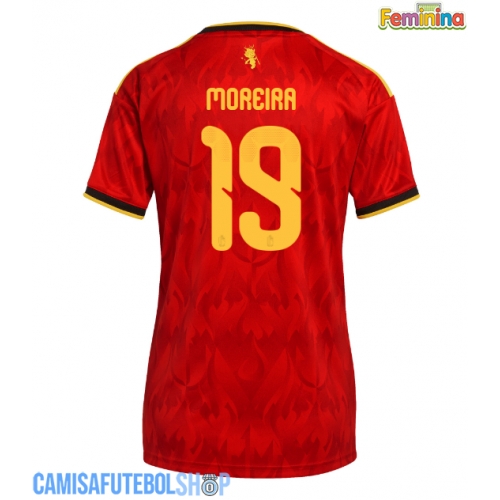 Camisa de time de futebol Bélgica Diego Moreira #19 Replicas 1º Equipamento Feminina Mundo 2026 Manga Curta